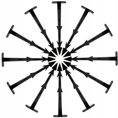 Produktbild von Gardenflora Befestigungsanker für Agrarvlies 15cm 100 Stück Schwarz