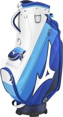 Image de Sac de golf Mizuno Tour Staff 2025 - Cartbag - Blanc Bleu