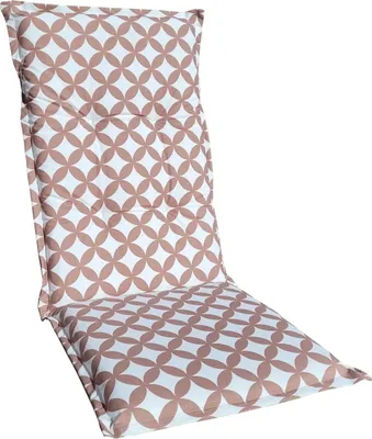 Immagine prodotto di Materasso doppio 120x45x5 cm cuscino per poltrona da giardino con schienale alto 2863601 - materasso confortevole, beige