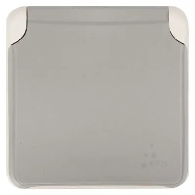 Produktbild von Legrand Plexo 55 Unterputz Steckdose hermetisch grau