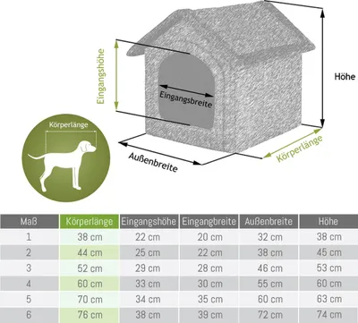 Image de Doggy niche de chien chien lit de chien maison de chien chat lit d'animal XL - 60x55 cm brun avec pattes