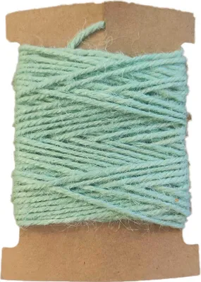 Image de Ficelle / cordon de jute - 10 mètres - Turquoise gris clair