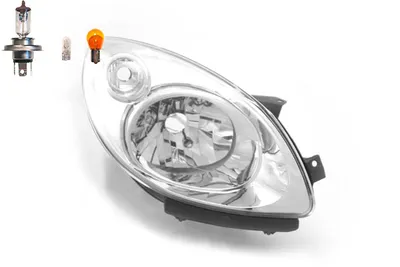 Produktbild von Scheinwerfer passend für Renault Twingo II 03/2007-12/11 RE Leuchtmittel 7701063996 260103107R 8200629470 Johns