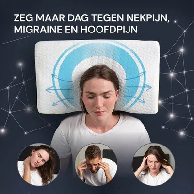 Obrázok produktu pre Vitapur Vitapur vankúš – proti chrápaniu – bolesti krku – vankúš proti chrápaniu – bolesti krku – chrápanie – vankúš 40 x 60 cm