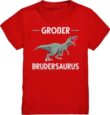 Produktbild von Trex Großer Bruder Shirt – Red / 98/104 (3-4)