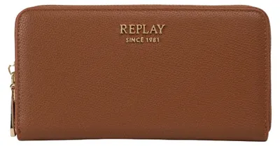 Imagen del producto de REPLAY monedero Zip Around Wallet Tan marrón claro