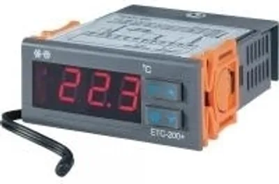 Obrázok produktu pre VOLTCRAFT Regulátor teploty VOLTCRAFT ETC-200+ NTC -40 až +120 °C Relé 10 A (d x š x v) 88 x 75 x