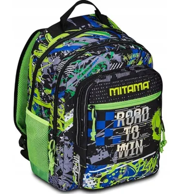 Produktbild von Rucksack Set Road To Win 30l Mitama Schulrucksack mit mehreren Fächern für Jungen