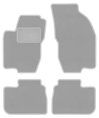 Immagine prodotto di Tappetini in moquette per Alfa Romeo 156 2000-2006 (berlina/station wagon) – set 4 pezzi, grigi, su misura – Wielganizator OSLO