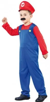 Produktbild von Super-Klempner-Kostüm für Jungen (139–155 cm)