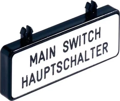 Produktbild von Siemens Zusatzschild, 5 g, 46 mm, 20 mm, 5 mm