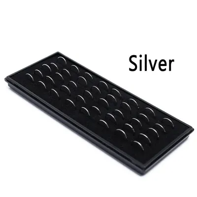 Produktbild von 40 Stück Uni C-Form Edelstahl offener Nasenring Piercing Schmuck Geschenk-Silber