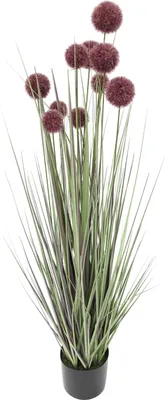Produktbild von Topfpflanze Allium 90cm – Kunstpflanze, Dekopflanze