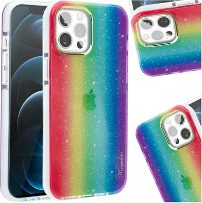 Produktbild von Kingxbar Ombre Iphone 12 Pro Max Hülle Mehrfarbig