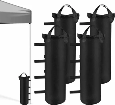 Produktbild von 4er Setsandsäcke für Pavillon Dicke 800D Oxford Gewichte zum Befüllen Verstärkte Sandsack Beschwerung für Pavillon, Zelt Garten