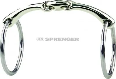 Produktbild von Sprenger DYNAMIC RS Wassertrense 16mm Sensogan doppelt gebrochen, Größe Gebiss:125mm