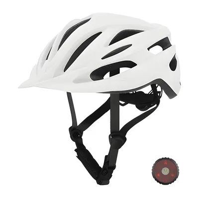 Produktbild von Fahrradhelm MTB Helm Mountainbike Herren/Damen Schutzhelm Radhelm MTB BMX Schutzhelm Rennrad Helm Schutzhelm S(54-58CM) Weiß
