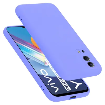 Produktbild von Cadorabo Schutzhülle für Vivo Y52 5G / Y72 5G Hülle in Lila Handyhülle Case Cover TPU Etui