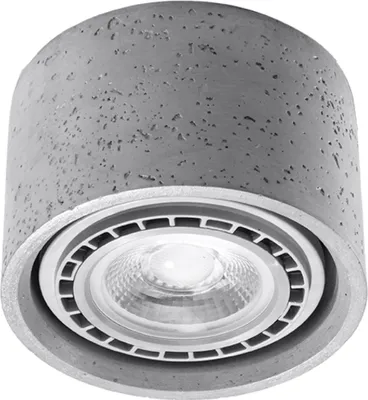 Produktbild von Deckenleuchte BASIC 1 Beton 1xGU10/ES111 10W Beton 9x14x14cm Sollux Lighting
