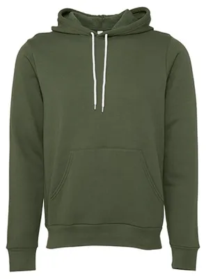 Produktbild von Canvas 3719 | Uni Pullover Poly-Baumwolle Fleece Hoodie - Farbe: Military Green - Größe: M