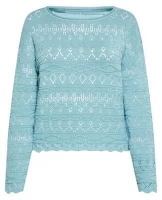 Image de Pull Jeona pour femme - bleu turquoise, XL