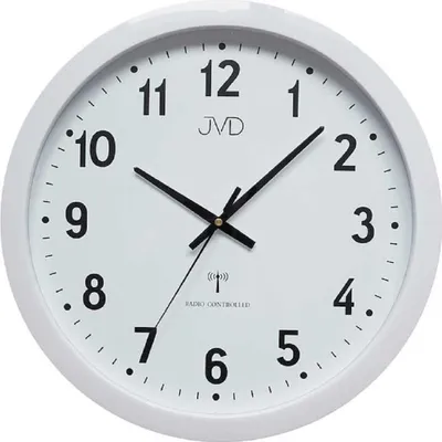 Obrázok produktu pre Rádiom riadené nástenné hodiny so sekundovou ručičkou - JVD Model: RH652