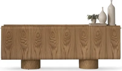 Obrázek produktu pro Elegantní hnědý dřevěný příborník v moderním designu