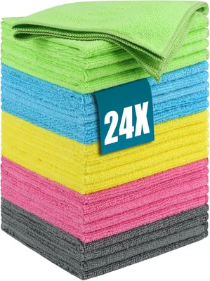 Produktbild von Mikrofasertücher 24 Stück, 30x30 cm, für Küche, streuungsfrei