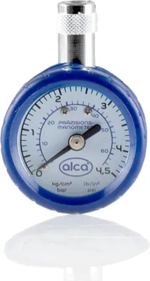 Image de alca® Testeur de pression des pneus analogique avec grand affichage pour voiture, moto, vélo