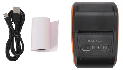 Produktbild von Thermischer Bondrucker, schnelle Druckgeschwindigkeit von 90 mm/s, USB- und Bluetooth-Anschlüsse