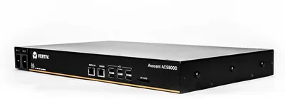 Zdjęcie produktu dla Vertiv Avocent ACS8008SAC-404, CLI, HTTP/ HTTPS, SNMP, LOCAL,LDAP,RADIUS,TACACS+ and OneTimePasswords(OTP), 3DES, 128-bit AES, 192-bit AES, 256-bit AES, AES, FIPS 140-2, HTTPS, IPSec, SHA-256, SNMP, SNMPv3,..., RJ-45, C13 panel, Wbudowany LINUX