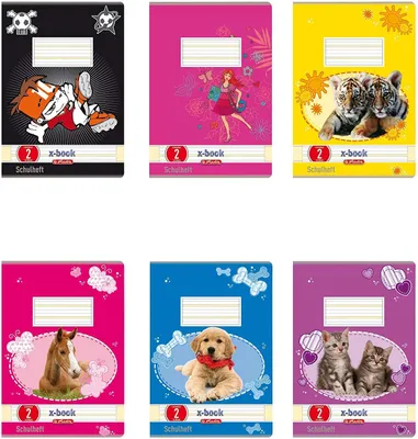 Produktbild von herlitz Schulheft x.book, DIN A5, Lineatur 2 / liniert