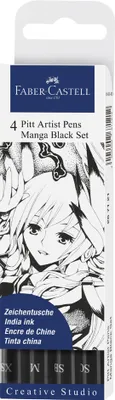 Immagine prodotto di FABER-CASTELL Tuschestift Pitt Artist Pen Manga 4x FR