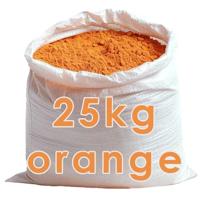 Produktbild von Pigmentpulver Orange Eisenoxid Oxidfarbe Trockenfarbe Betonfarbe 25 kg