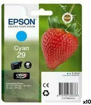 Immagine prodotto di Cartuccia d'inchiostro Epson T2982 ciano confezione da 10 pezzi