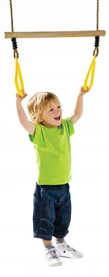 Produktbild von KBT Turn-Trapez mit Ringen Gelb für Kinder