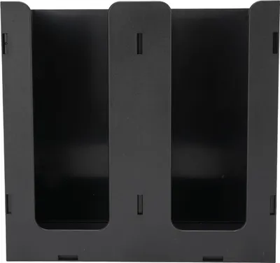 Productafbeelding van Papierbekerdispenser, acryl koffieopslagorganizer, houder met 2 compartimenten voor aanrecht, keuken, winkel