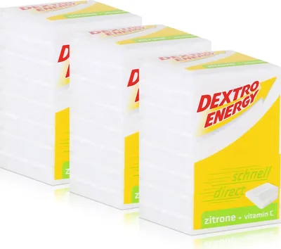 Produktbild von Dextro Energy Traubenzucker Zitrone 46g (3er Pack)