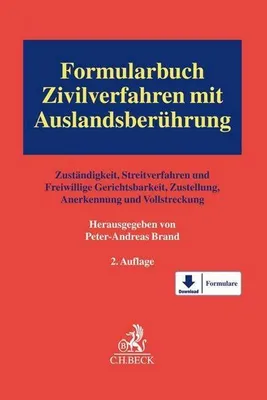 Produktbild von Formularbuch Zivilverfahren mit Auslandsberührung