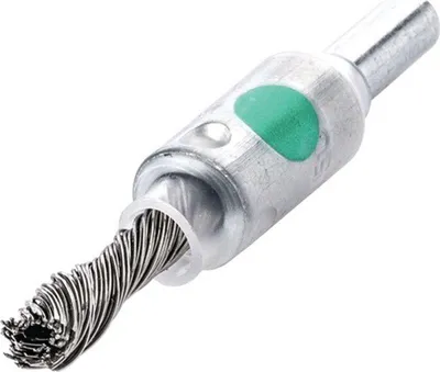 Produktbild von Lessmann Pinselbürste Ø 6 mm Schaft 6 mm Drahtstärke 0,35 mm - 451478