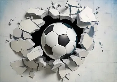 Produktbild von Fototapete Kinderzimmer Junge Fußball - 300x210 cm - inklusive kleister - Vlies Tapete Kinder - Vliestapete Modern Wandtapete