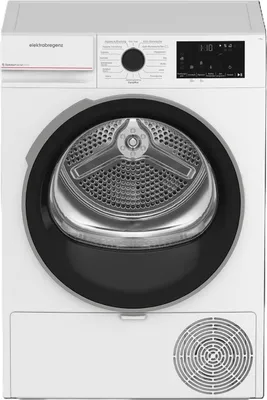Produktbild von Elektrabregenz TKFX 74301, Freistehend, Frontlader, Wärmepumpe, Weiß, Drehregler, Berührung, Rechts