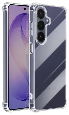 Produktbild von Mayaxess, Stoßfeste Silikonhülle mit verstärkten Ecken für Samsung Galaxy S26, Transparent