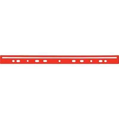 Produktbild von Zeitschriftenbinder mit Deckschiene rot VE=100 Stück