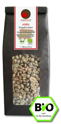 Produktbild von Rohkaffee Arabica Sumatra Gayo 500g