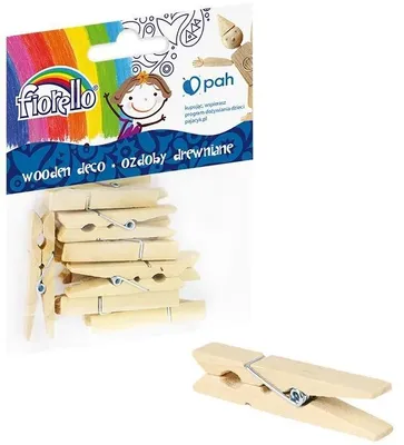 Produktbild von Holzdekorationen Fiorello GR-WD645 Große Klammer 48x7m /12Stk/ 170-2518