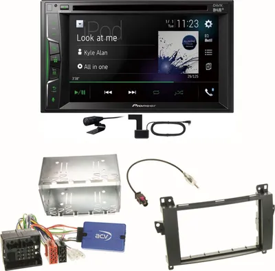 Produktbild von Pioneer AVH-A3200DAB Bluetooth Digitalradio Einbauset für Mercedes Vito W447