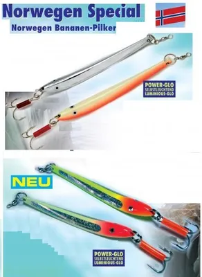 Produktbild von Norwegen Bananen Pilker Norwegenpilker Bananenpilker, Gewicht:600g, Farbe:Modell B