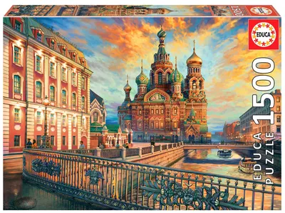 Zdjęcie produktu dla Educa Saint Petersburg, 1500 szt., Miast, 12 lat(a)