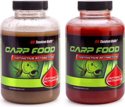 Produktbild von Tandem Baits 2-er Set Carp Food Attractive Activator Fish Flavour Mix, Karpfen Angeln ohne Mühe, Köder zum Große-Fische-Angeln, Karpfenzubehör für Profis & Hobby-Angler 5 ml